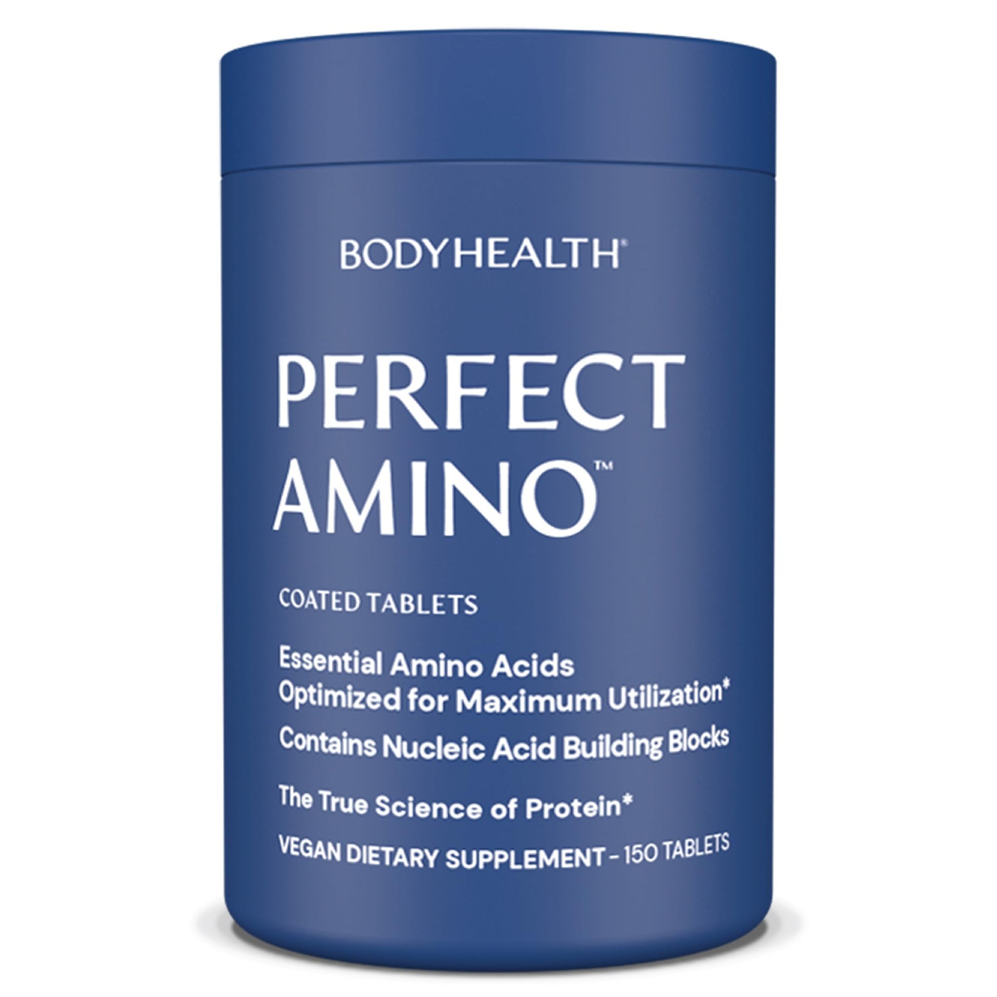 BodyHealth PerfectAmino (150 ct) Easy to Swallow Tablets, Essential Amino Acids Supplement with BCAAs, Vegan Protein for Pre/Post Workout & Muscle Recovery with Lysine, Tryptophan, Leucine, Methionine BodyHealth buy supplements Au