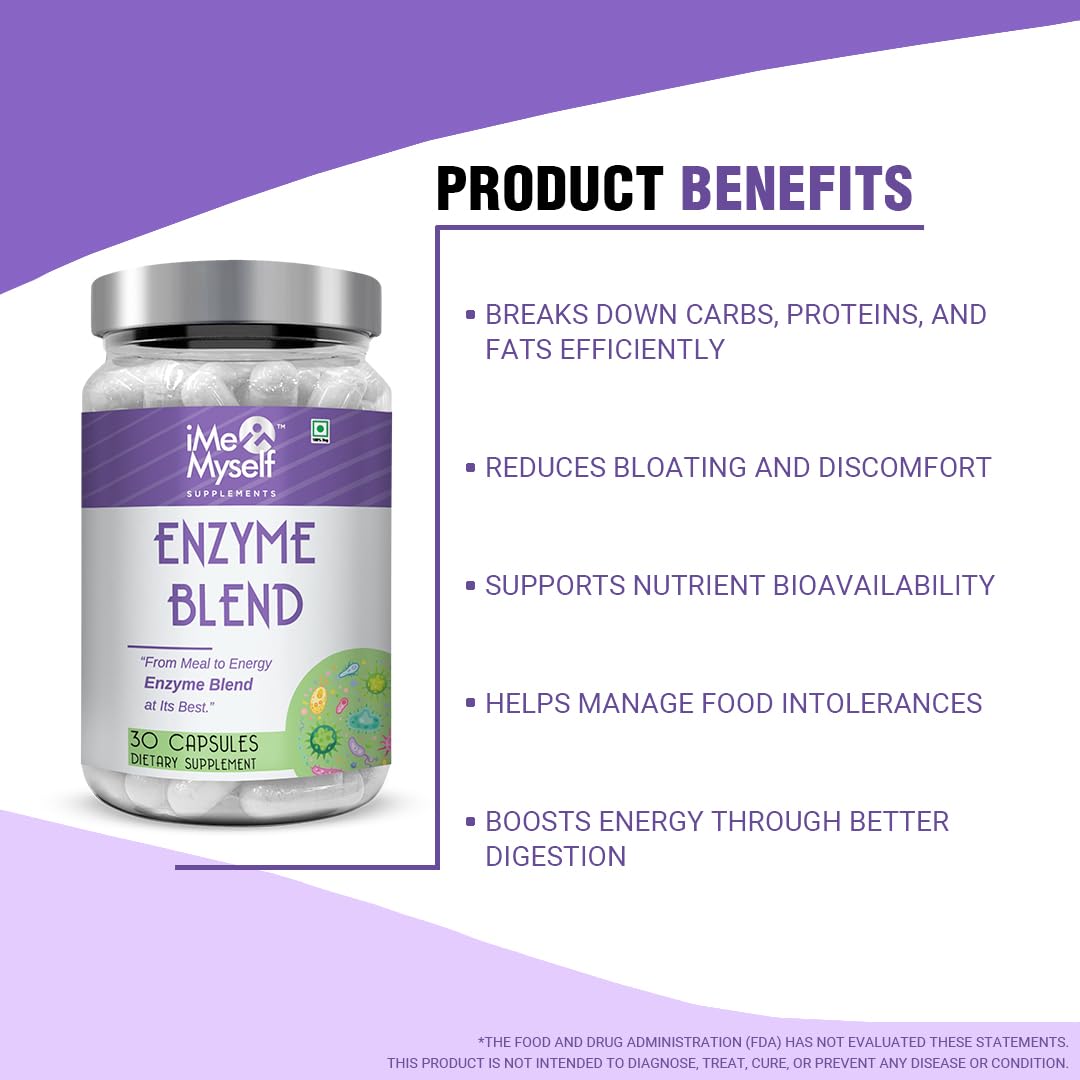 iMeMyself Enzyme Blend | 30 Veg Capsules iMeMyself buy supplements Au