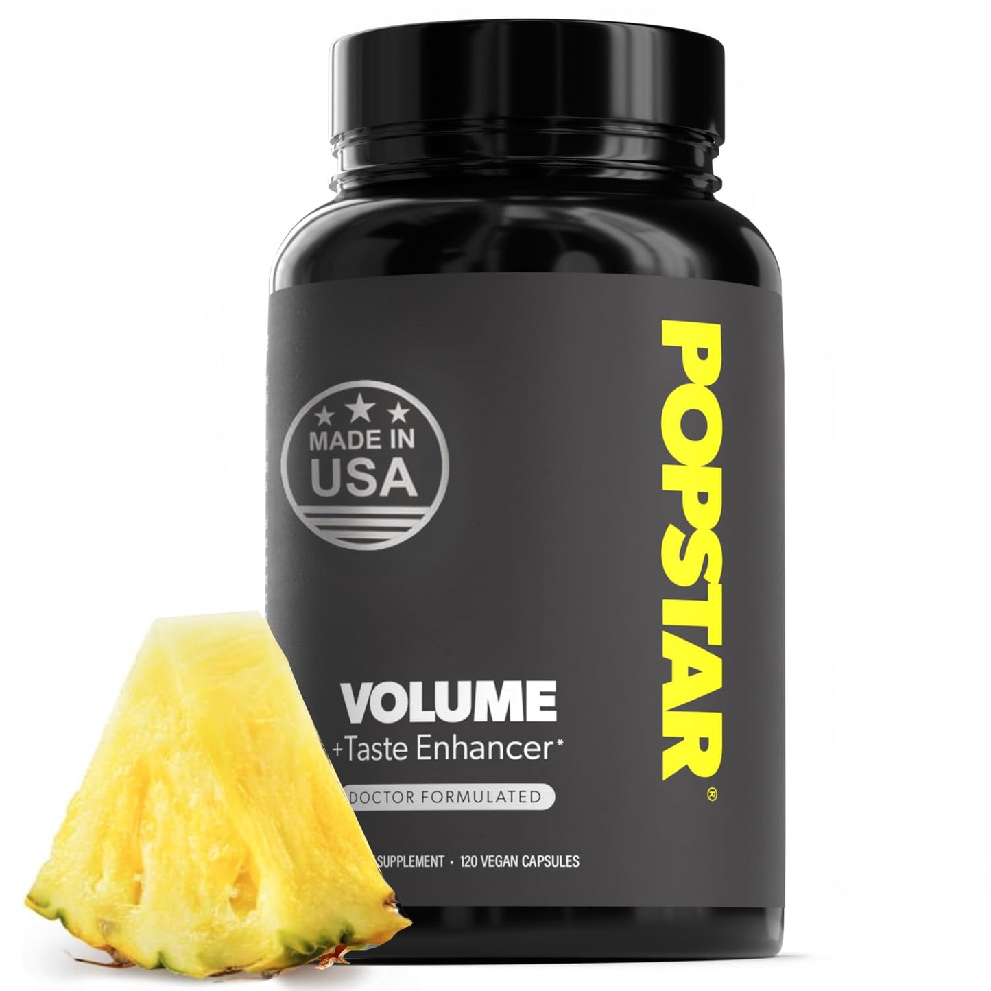 POPSTAR Labs Semen Volume Booster - Men's Semen Health & Fertility Supplement - Doctor Formulated to Increase Load Volume - Made in USA - Non-GMO, Organic
