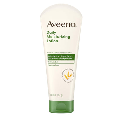 Aveeno Daily Moisturizing Body Lotion, Body Lotion for Dry Skin with Prebiotic Oat, Paraben