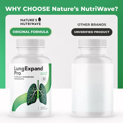 Nature’s NutriWave LungExpand Pro – Natural Daily Wellness for Overall Support – Made in USA, Non-GMO – Easy to Take – GMP Certified – 30 Tablets, 1 Month Supply Nature’s NutriWave buy supplements Au