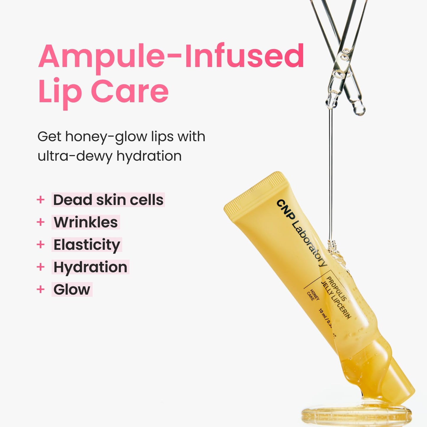 CNP Propolis Jelly Lipcerin™ - 01 Honey Cake, Hydrating Lip Balm & Gloss with Manuka Honey + Hyaluronic Acid, Stocking Stuffers, Gifts for Women, 0.3 fl.oz. CNPBuy Supplements Australia