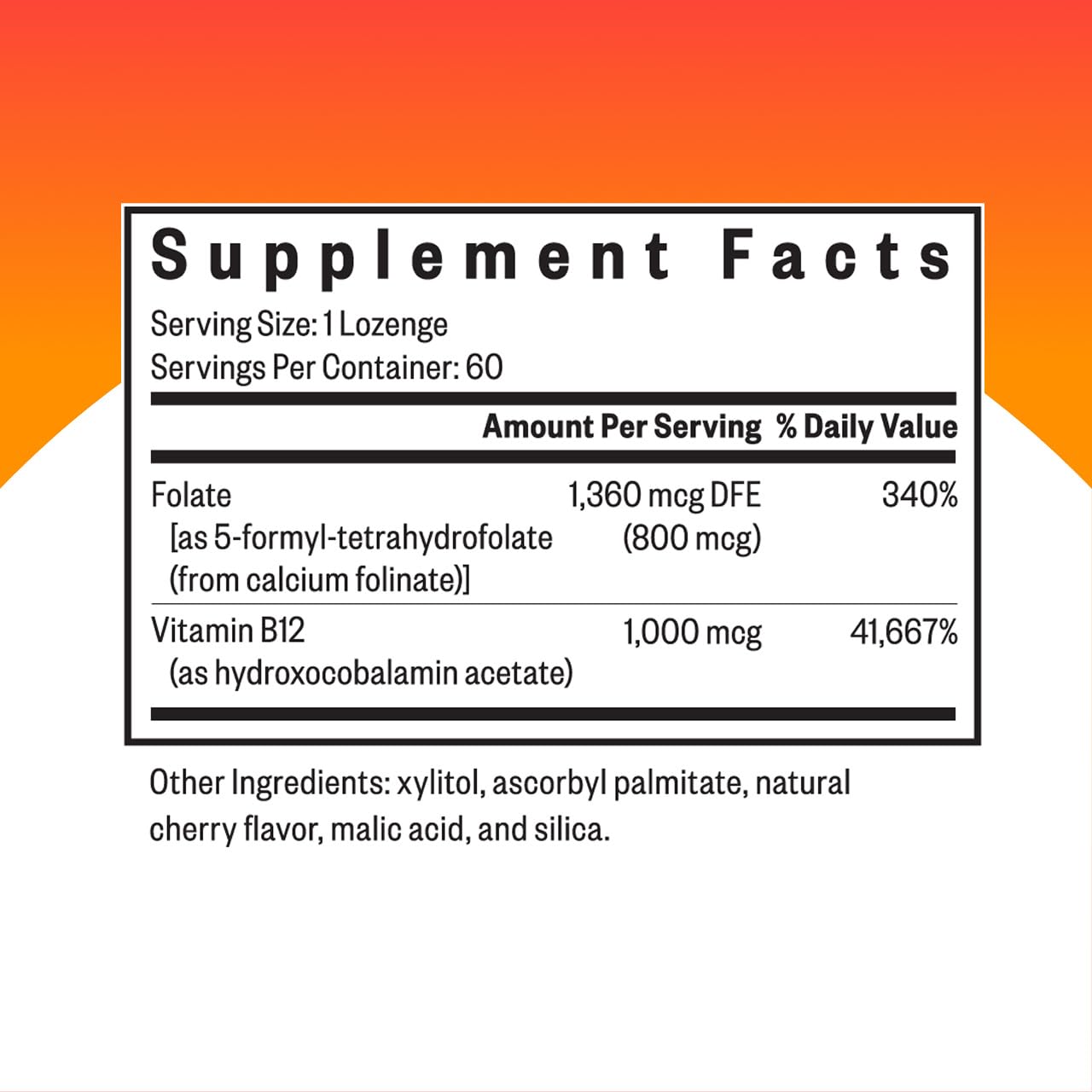 Seeking Health Hydroxo B12 with Folinic Acid - Supplement with Non-Methylated Form of Folate - Vitamin B12 Complex