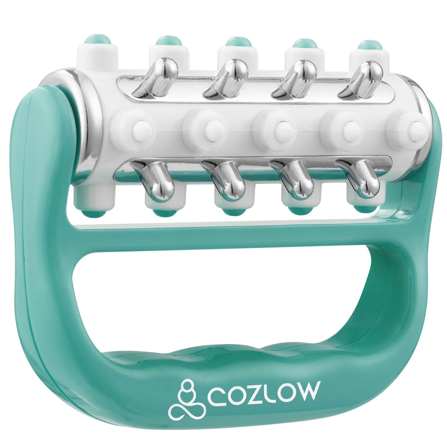 COZLOW - MyoRelease Lymphatic Drainage Massager - Green - Handheld Fascia Release + Scar Tissue Massage Roller for Shoulder, Neck, Belly, Thigh, Leg, Back, Glutes - Helps Reduce Cellulite Appearance COZLOW buy supplements Au