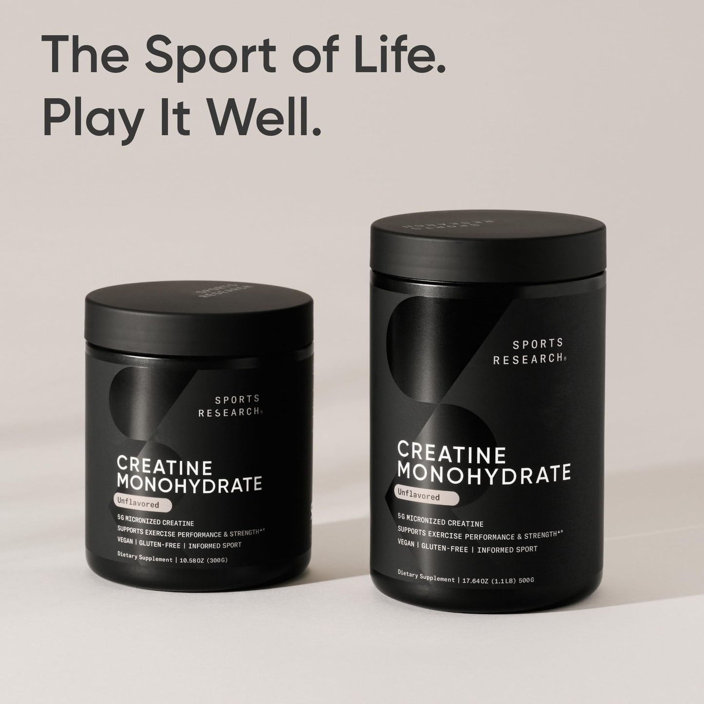 Sports Research Creatine Monohydrate - Gain Lean Muscle, Improve Performance and Strength and Support Workout Recovery* - 5 g Micronized Creatine - 17.64 oz Sports Research buy supplements Au