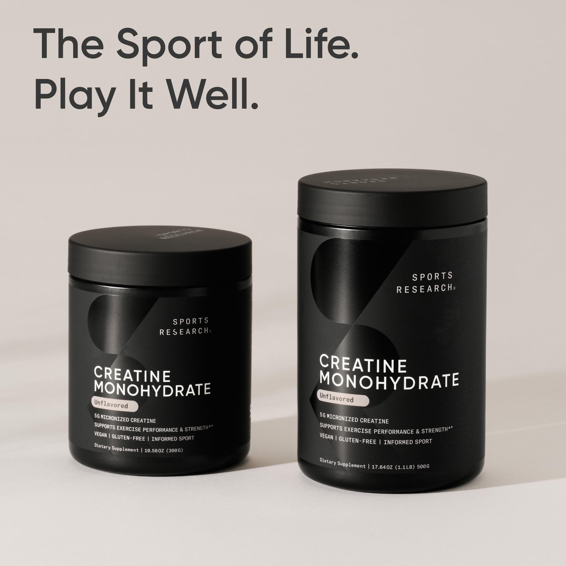 Sports Research Creatine Monohydrate - Gain Lean Muscle, Improve Performance and Strength and Support Workout Recovery* - 5 g Micronized Creatine - 17.64 oz Sports Research buy supplements Au