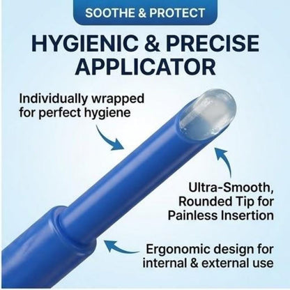 Hemorrhoid Relief Gel with 3 Disposable Applicators - Fast Soothing Cream for Itching & Swelling - Internal & External Treatment (Pack of 3) Aus HealthcareBuy Supplements Australia