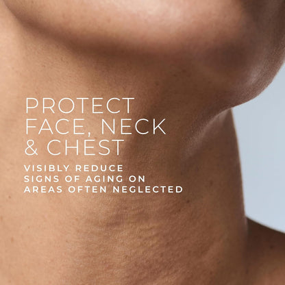 RoC Multi Correxion 5 in 1 Chest Neck Face Moisturizer Face Cream with SPF 30 for Visible Wrinkle and Neck Firming and Tightening