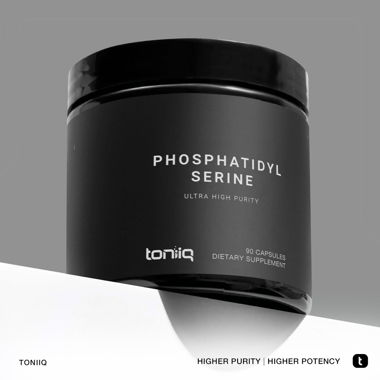 Toniiq Phosphatidylserine - 400mg Formula - World’s First 50% Purity - Highest Purity in the US - Soy Free Phosphatidylserine Supplement