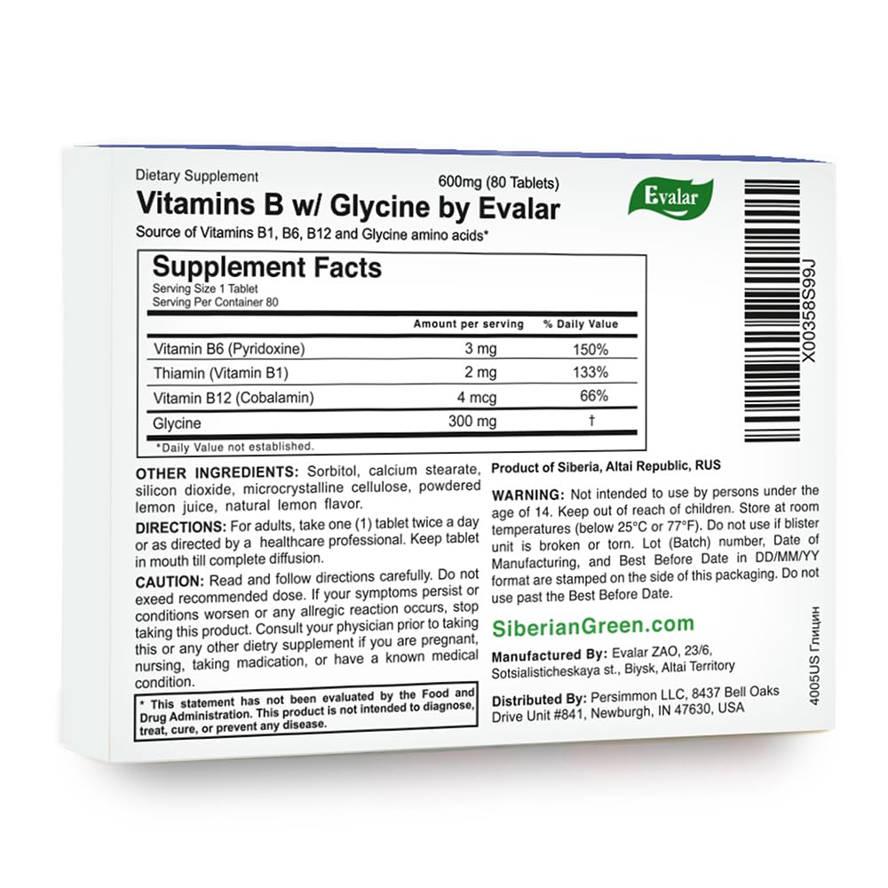 Glycine Forte Evalar 60 Tabs Evalar buy supplements Au