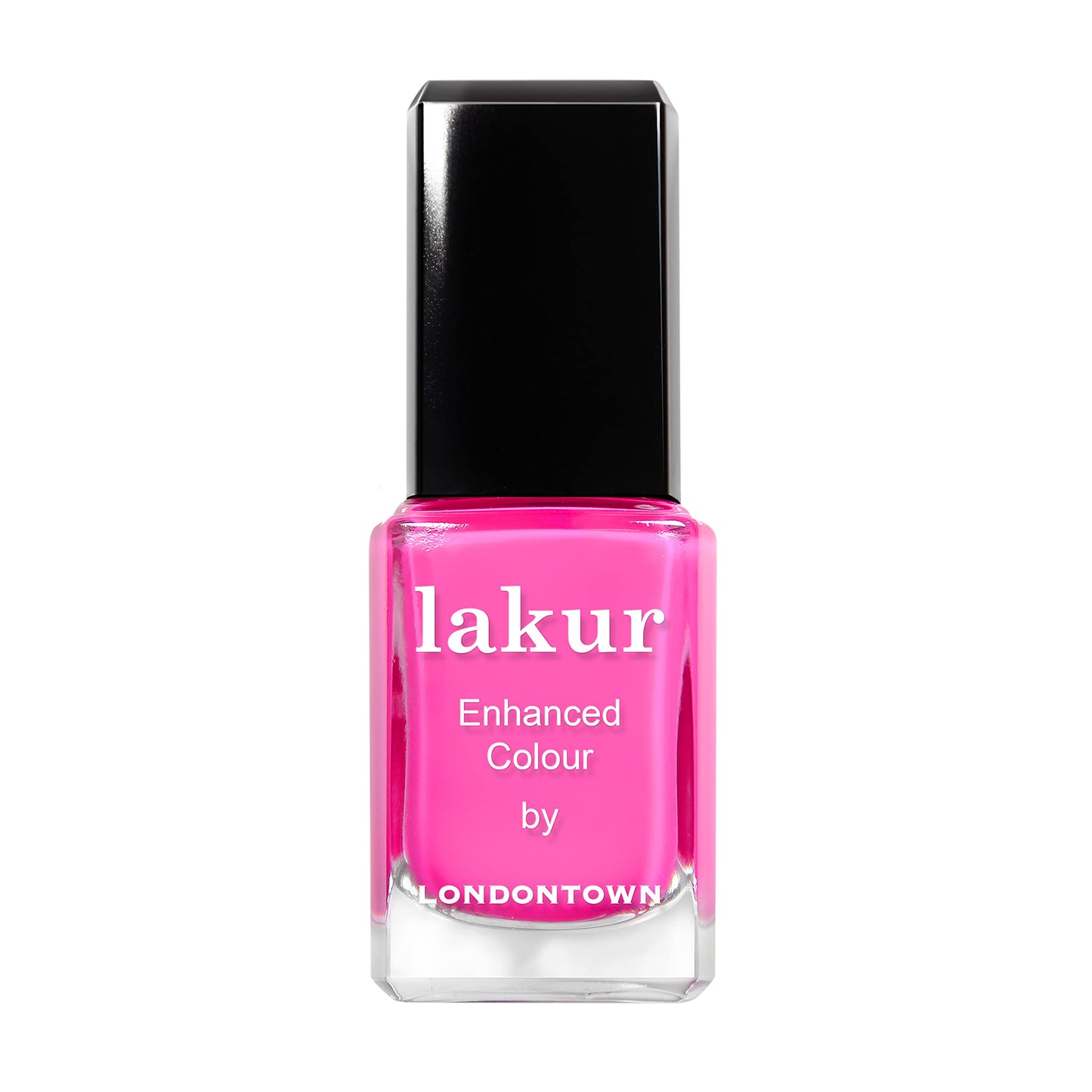 LONDONTOWN Lakur Nail Polish – Pink & Purple Shades, Berry Punch, 0.4 Fl Oz, Long-Lasting, Streak-Free, Chip-Resistant