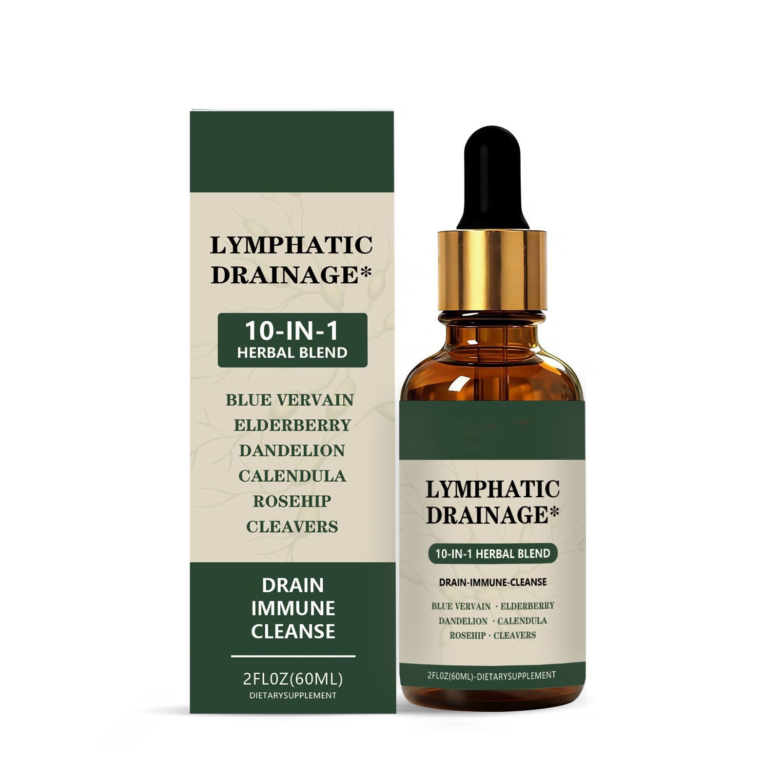Cleantra Organic Lymphatic Drainage Drops,Natural Herbal Blend Lymphatic System Support Fast-Absorbing,Vegan & Non-GMO,Fast-Absorbing,2 fl oz (1PCS) Cleantra Organic buy supplements Au