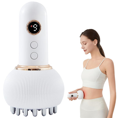 Paiaito Lymphatic Drainage Massager & Anti Cellulite Massage Tool, Helps Reduce Stretch Marks & Cellulite, for Legs, Arms & Belly, Body Sculpting Machine with Microcurrent, Light, Heat & Vibration Paiaito buy supplements Au