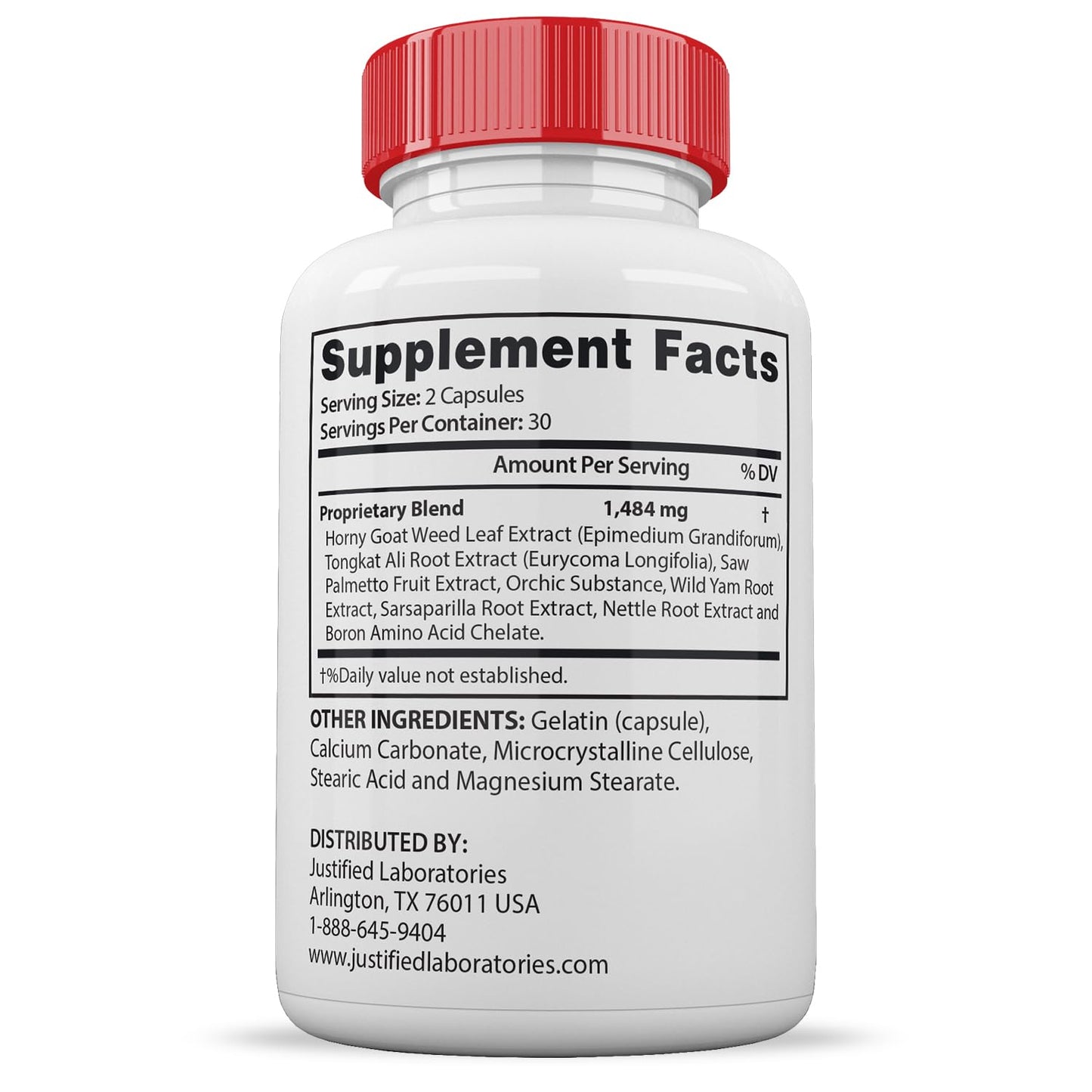 (2 Pack) Vital Grow XL Pills 1484MG Advanced Formula Proprietary Blend for Men 60 Capsules Justified Laboratories buy supplements Au