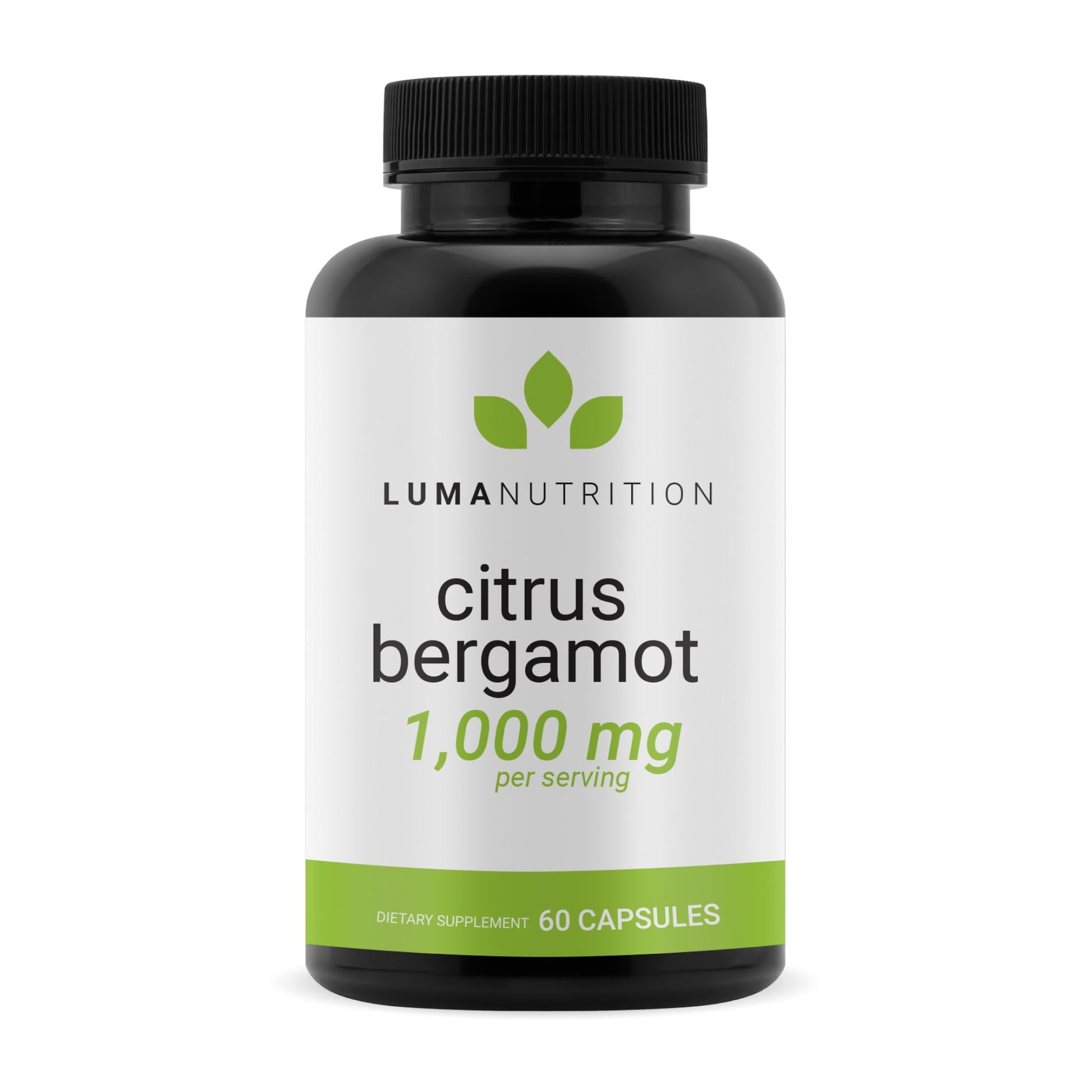 Luma Nutrition Citrus Bergamot 1000mg Per Serving - Citrus Bergamot Supplement - Heart Health Support - Made in the USA - Veteran Owned - 60 Capsules, 30 Servings Luma NutritionBuy Supplements Australia