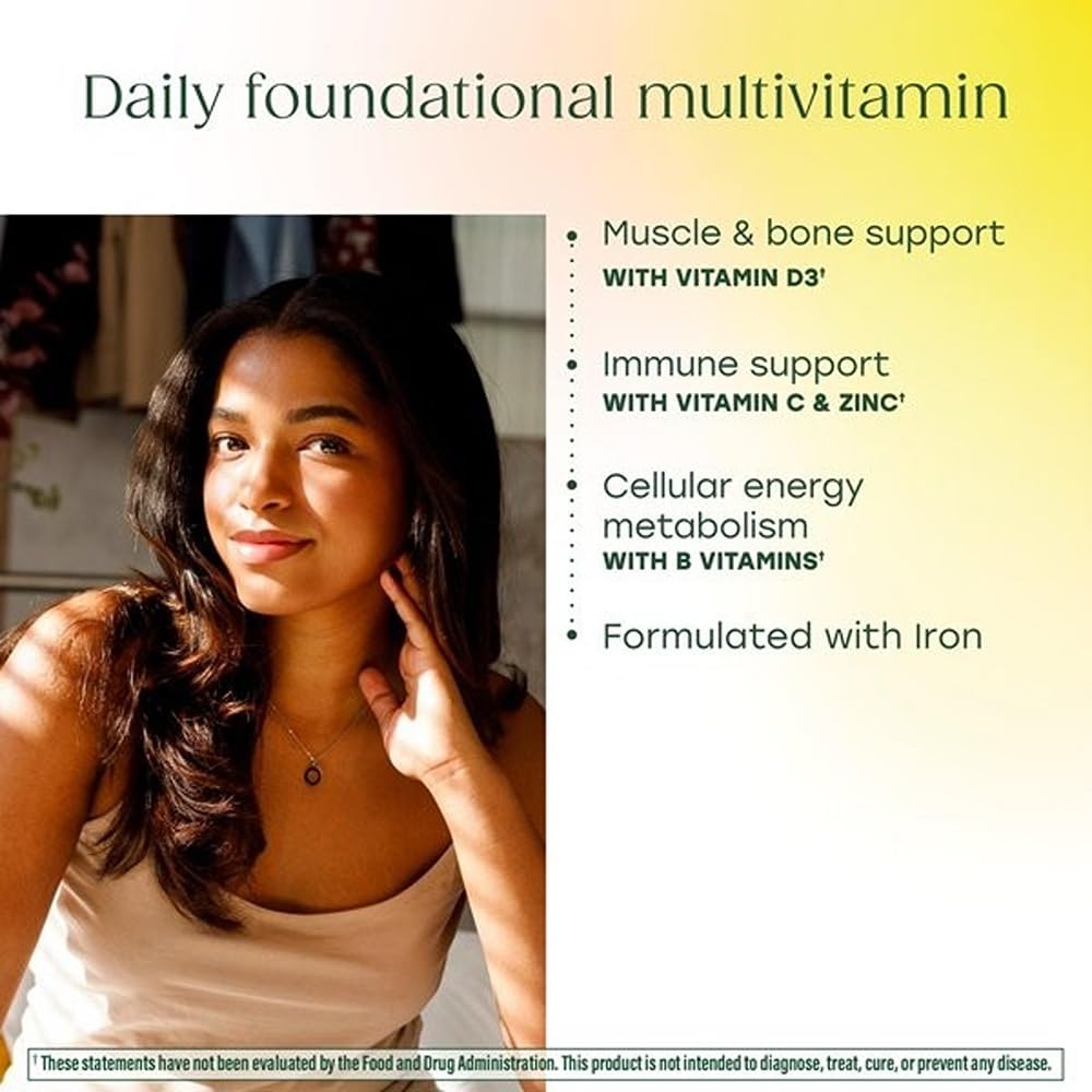 MegaFood One Daily Multivitamin for Women and Men, Immune Support Supplement with Real Food, Vitamin C & Vitamin B, Bone Health, Cellular Energy Metabolism, Vegetarian, Non-GMO, 90 Tablets MegaFood buy supplements Au