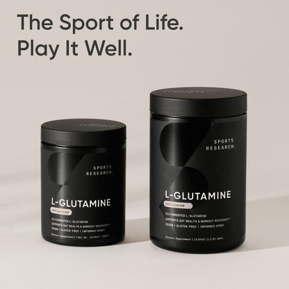 Sports Research L-Glutamine - Workout Recovery, Immune Health & Gut Health Support - 5 G Per Serving - 17.64 Oz Sports Research buy supplements Au