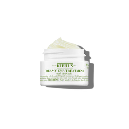 Kiehl's Avocado Eye Treatment, Nourishing and Hydrating Eye Cream, Avocado Oil and Caffeine to Energize and Invigorate Skin, Tired Eyes