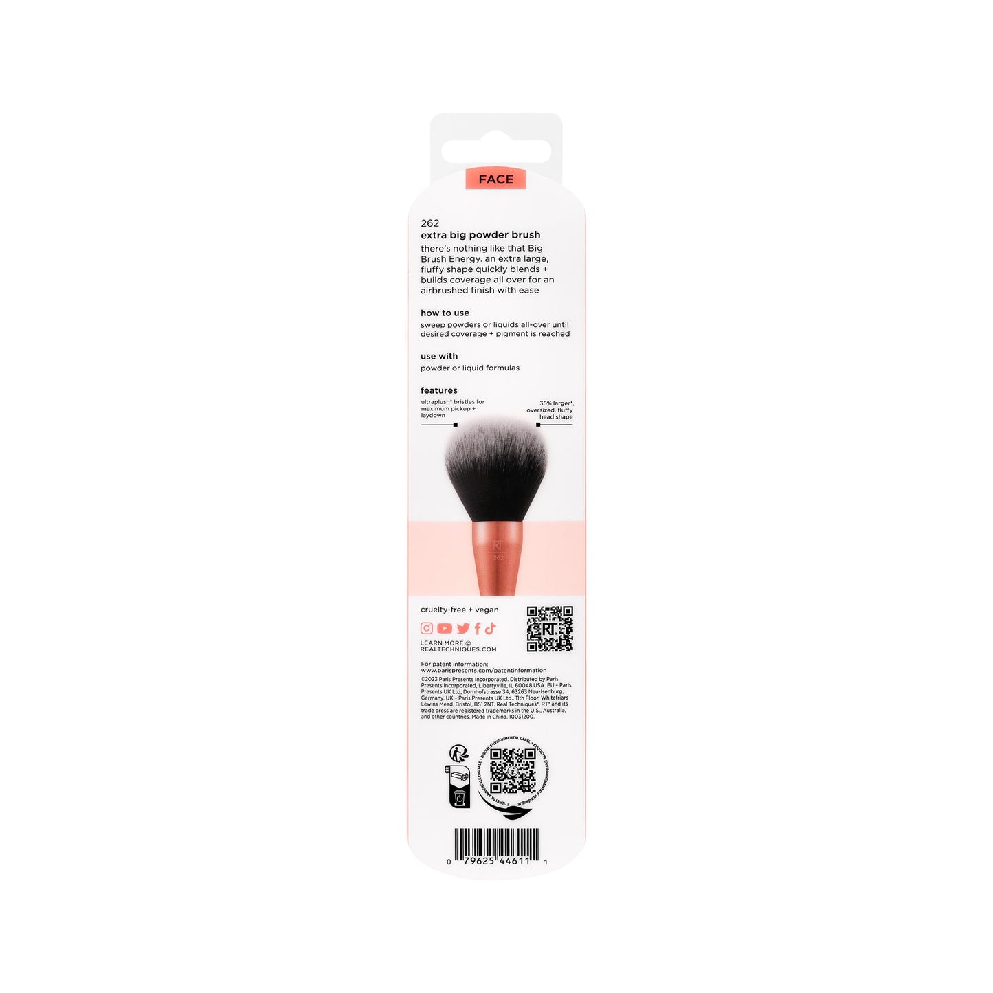 Real Techniques Extra Big Powder Brush, Large Makeup Brush For Powder, Fluffy Head For All-Over Setting, XL Oversized Brush For Quick Application, Cruelty-Free, Synthetic Bristles, 1 Count Real TechniquesBuy Supplements Australia