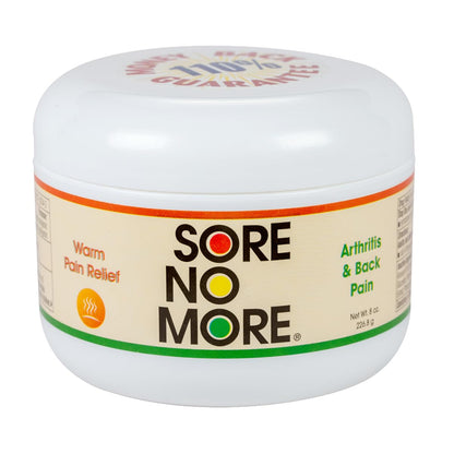 Sore No More Warm Arthritis Pain Relief Cream – Targeted Reliever for Back, Neck, Hands & Feet – Soothing & Fast-Acting Formula for Aches and Pains – Non-Greasy with Orange Aroma – 8 oz Sore No MoreBuy Supplements Australia