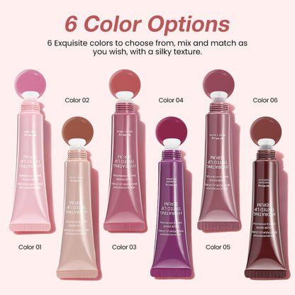 FeiCuiYun Lip Tinted Glowy Balm Hydrating Tinted Lip Serum Lip Gloss, Ultra-Hydrating Natural Vegan Lip Balm, Sheer-Tinted Shine & Hydration, Soothes & Softens Dry Lips Skincare (Light Pink) FeiCuiYunBuy Supplements Australia