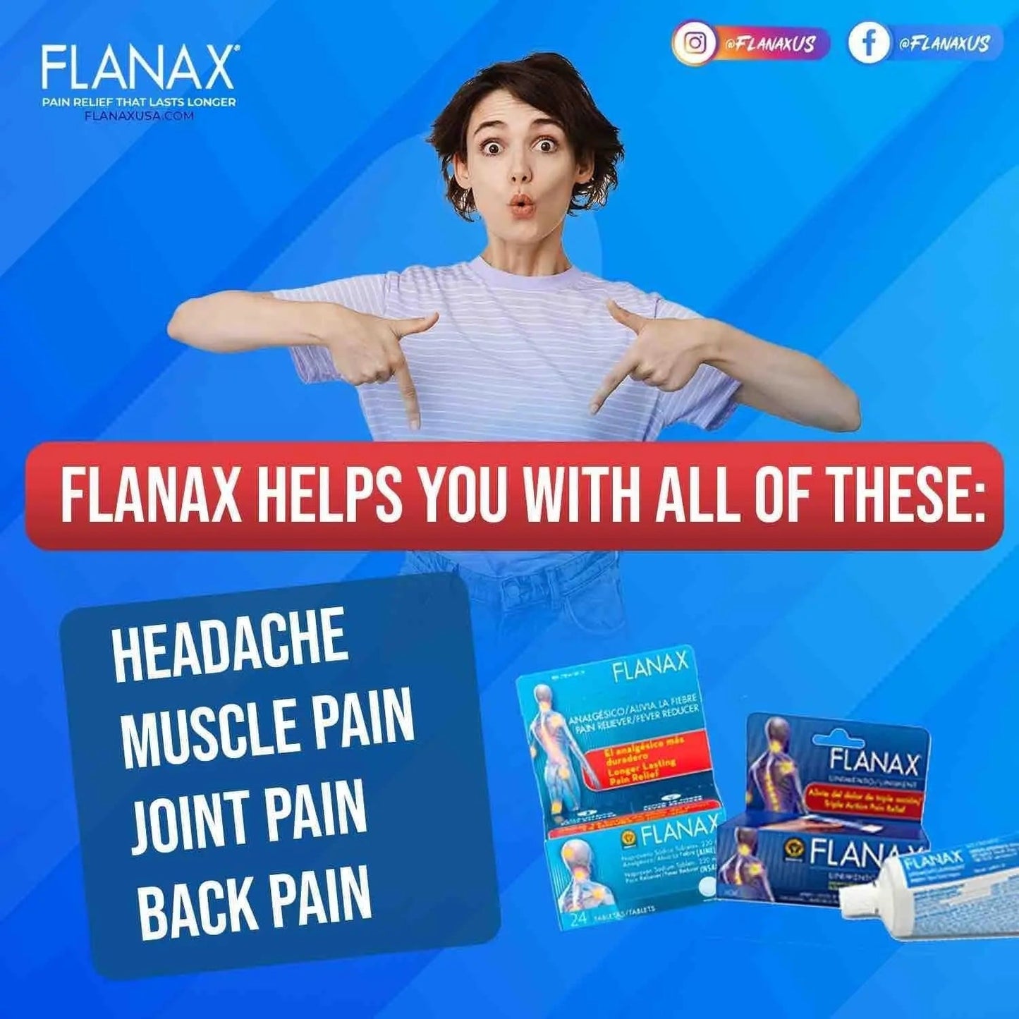 Flanax Dual-Action Pain Relief Kit FlanaxBuy Supplements Australia