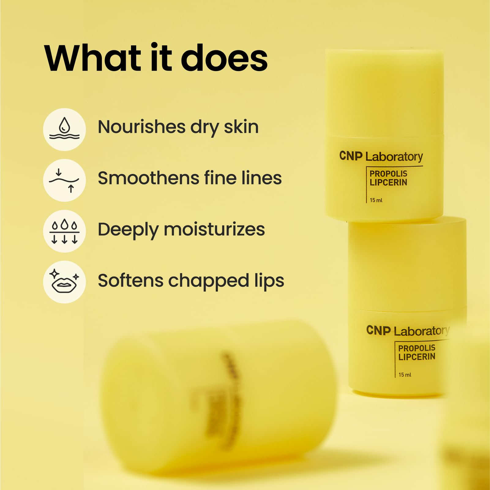 CNP Honey Lip Butter - Propolis Lipcerin™ 01 Original, Hydrating Overnight Manuka Lip Balm & Mask, 12hr Long-Lasting Moisture, Stocking Stuffers, Gifts for Women, 0.5 fl.oz. CNPBuy Supplements Australia