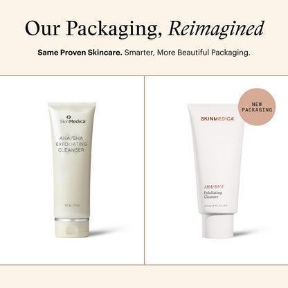 SkinMedica AHA/BHA Exfoliating Face Wash (NEW PACKAGING),Gentle Facial Exfoliating Scrub with Jojoba Oil for Smoother, Radiant Skin - Helps Improve the Appearance of Skin Tone & Texture (6 Fl Oz) SkinMedicaBuy Supplements Australia