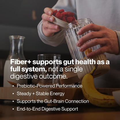 Momentous Fiber+ - Daily Multi-Source Fiber Blend to Support Nutrient Absorption, Natural Energy Production, & Recovery - NSF Certified for Sport - Non-GMO & Gluten-Free