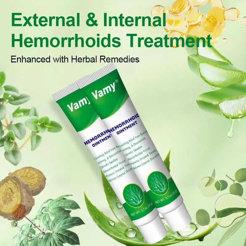 vamy Herbal Hemorrhoid Cream, Hemorrhoid Treatment and Hemorrhoids Cream with Lidocaine 4% and Phenylephrine HCI for Fast Relief of Pain, Swelling, Itching, Burning, Hemorrhoidal Treatment. 2 pc vamyBuy Supplements Australia