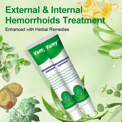 vamy Herbal Hemorrhoid Cream, Hemorrhoid Treatment and Hemorrhoids Cream with Lidocaine 4% and Phenylephrine HCI for Fast Relief of Pain, Swelling, Itching, Burning, Hemorrhoidal Treatment. 2 pc vamyBuy Supplements Australia