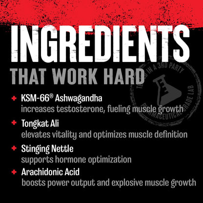 Animal Test Booster for Men - Male Enhancing Supplement Libido Booster for Strength Athletes & Bodybuilders to Increase Stamina, Endurance, Muscle Growth, All-in-One Packs – 21 Day Cycle
