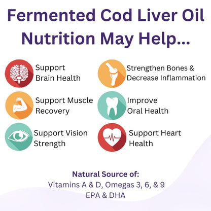 Green Pasture Fermented Cod Liver Oil & Butter Oil Blend - Wild Alaska Cod, Vitamins A & D, Omega-3-6-9, MSC Certified, 120 Capsules