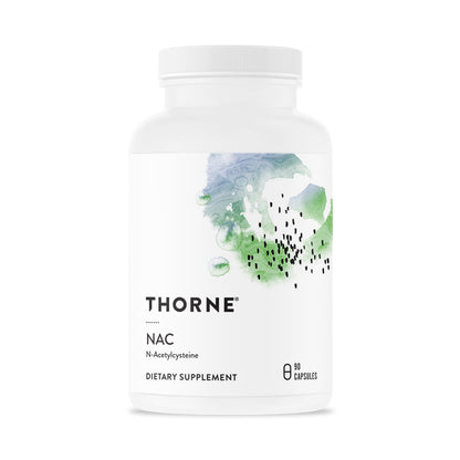 THORNE - NAC - N-Acetylcysteine - 500mg - Supports Respiratory Health & Immune Function - Promotes Liver & Kidney Detox