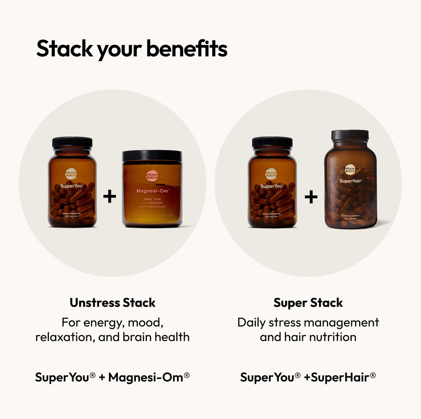 Moon Juice SuperYou Ashwagandha Supplements with Rhodiola, Shatavari & Amla - Cortisol Reducer for Energy, Mood, Focus and Stress Support, Vegan, Non-GMO & 100% Traceable, 60 Capsules, 30 Servings Moon Juice buy supplements Au