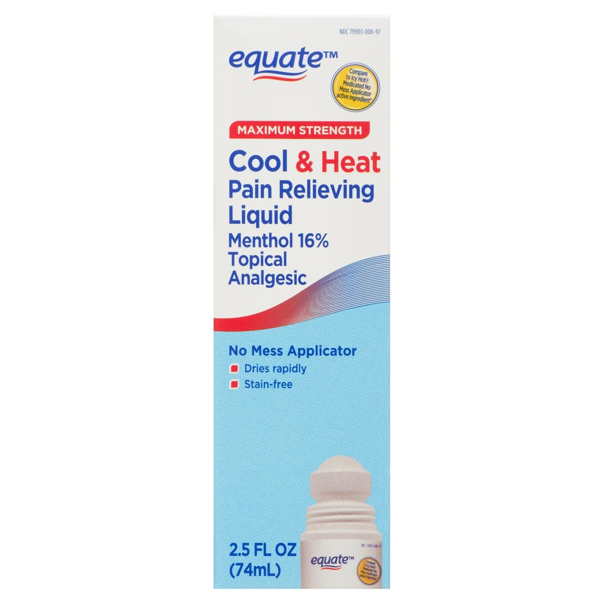 Equate Maximum Strength Cool & Heat, Equate Cool & Heat Pain Relief, Joint Pain Relief, 2.5 fl. oz, Pack of 2 Aus HealthcareBuy Supplements Australia