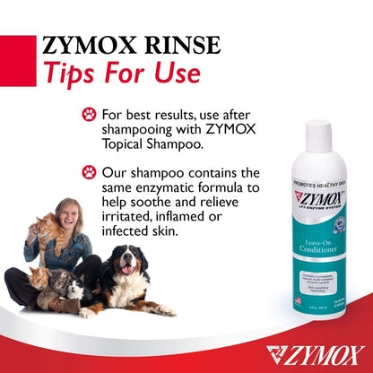 Zymox Leave On Conditioner for Pets, 12 fl oz Pet King Brands buy supplements Au