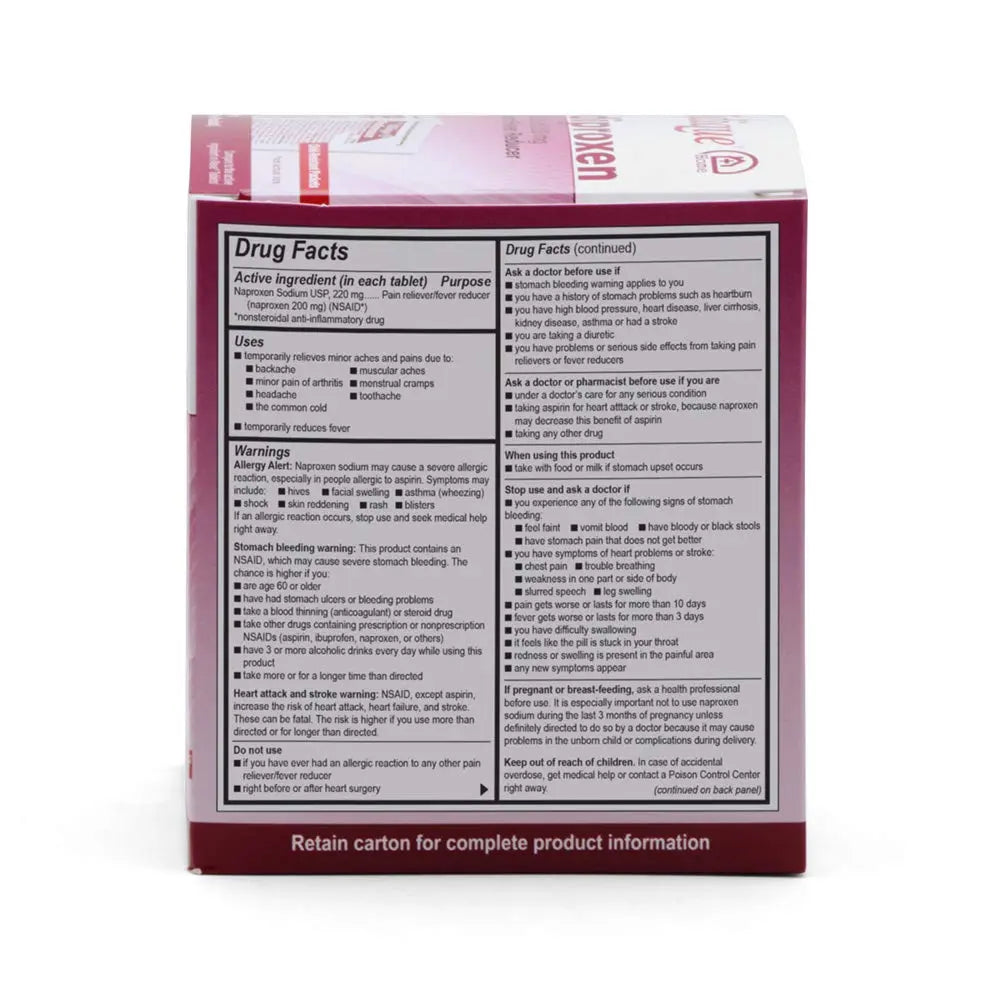 Medique @ Home Mediproxen Compare Active Ingredient to Aleve 50 x 1 (Child Resistant Packaging), White (73750) MediqueBuy Supplements Australia