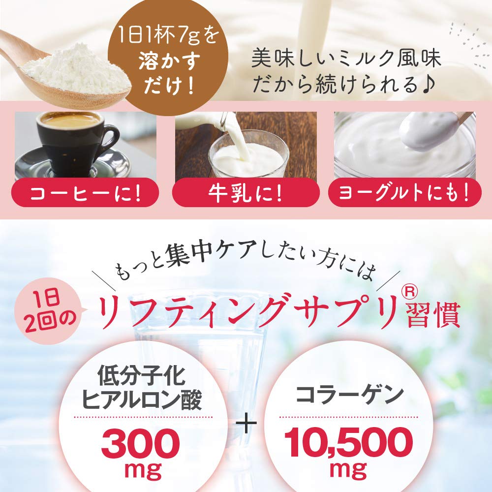 FINE JAPAN Collagen Peptides. Hyaluronic Acid & Collagen + Ubiquinol. Marine Collagen Powder with Elastin. Non-GMO. Supports Skin, Hair, Joints and Bones. (196g/6.9oz x Approx. 28-Days Course) FINE JAPAN buy supplements Au