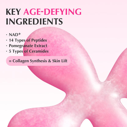 EQQUALBERRY NAD+ Peptide Boosting Serum – Niacinamide 2% + 14 Peptides + Vegan Collagen Anti-Aging Korean Skincare Face