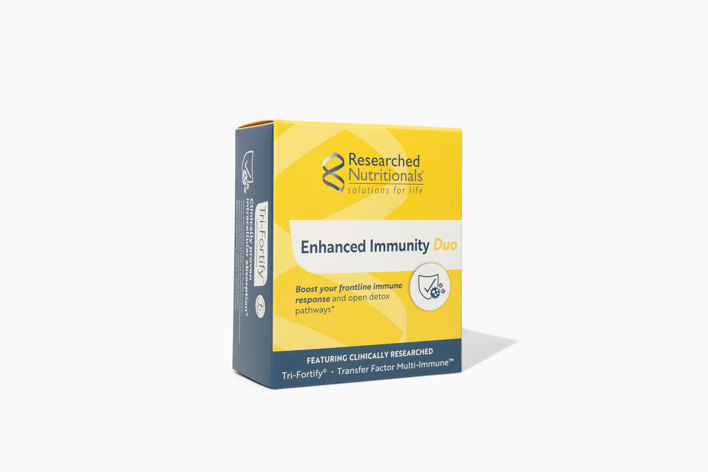 Researched Nutritionals Liposomal Glutathione (450mg) + Colostrum & Mushrooms Supplement for Immunity - Enhanced Immunity Duo - Tri-Fortify Watermelon + Transfer Factor Multi-Immune (2 Piece Set) Researched Nutritionals buy supplements Au
