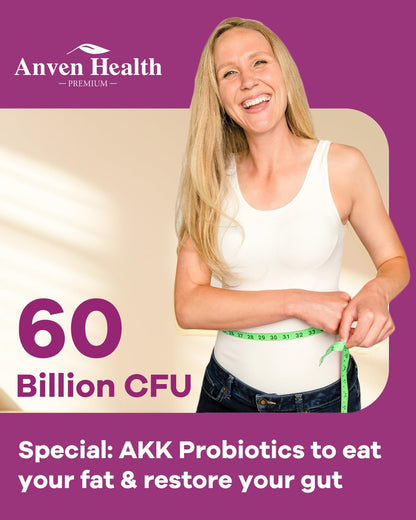 Spermidine 20mg + Fisetin 300mg + Akkermansia for Women丨Cellular Renewal, Metabolic & Gut Health Anven Health buy supplements Au