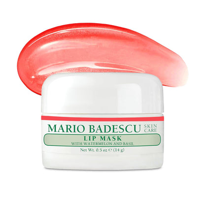 Mario Badescu Lip Mask with Watermelon & Basil for All Skin Types, Overnight Lip Treatment