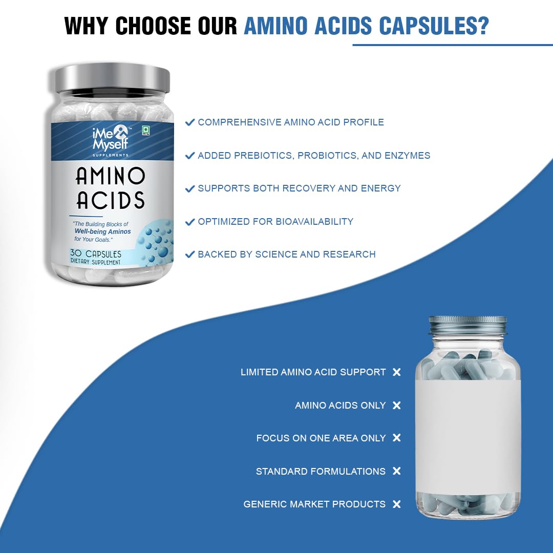 iMeMyself Amino Acid | 30 Veg Capsules iMeMyself buy supplements Au
