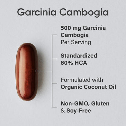 Sports Research Garcinia Cambogia Extract (60% HCA) with Extra Virgin Organic Coconut Oil | Non-GMO, Soy & Gluten Free (90 Liquid Softgels) Sports Research buy supplements Au
