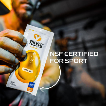 YOLKED - NSF-Certified Muscle Building Supplement - Help Increase Lean Muscle, Reduce Muscle Loss, and Improve Recovery with Fortetropin, 30 Servings