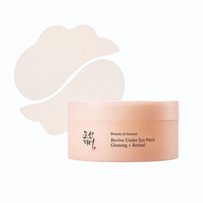 Beauty of Joseon Revive Under Eye Patch Retinal Ginseng for Puffy Under Eye Bag Masks