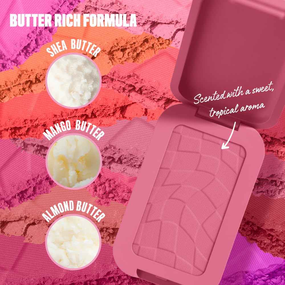NYX PROFESSIONAL MAKEUP Buttermelt Powder Blush, Fade and Transfer-Resistant Blush, Up to 12HR Make Up Wear, Vegan Formula - For The Butta NYX PROFESSIONAL MAKEUPBuy Supplements Australia