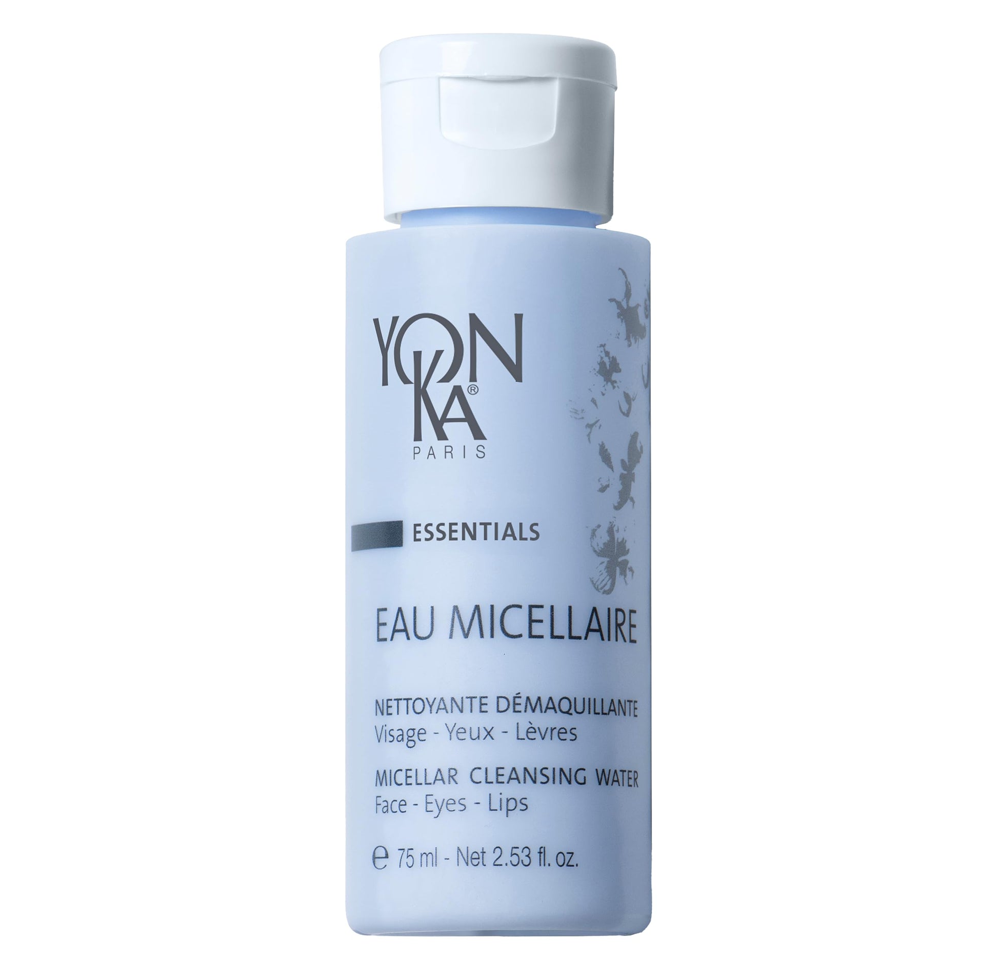 Yonka Eau Micellaire Travel Size | Micellar Water and Cleansing Makeup Remover | Gentle Face Wash with Rose and Chamomile to Remove Impurities and Hydrate | Paraben-Free | 2.53 fl oz YonkaBuy Supplements Australia