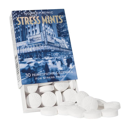 Historical Remedies Stress Mints (1 Pack) | Homeopathic Lozenges to Aid Stress & Digestion, Organic Peppermint Flavor, Vegan & Gluten-Free, Non-Habit Forming